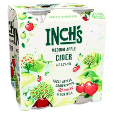 Inch's Apple Cider 4 x 440ml Cans