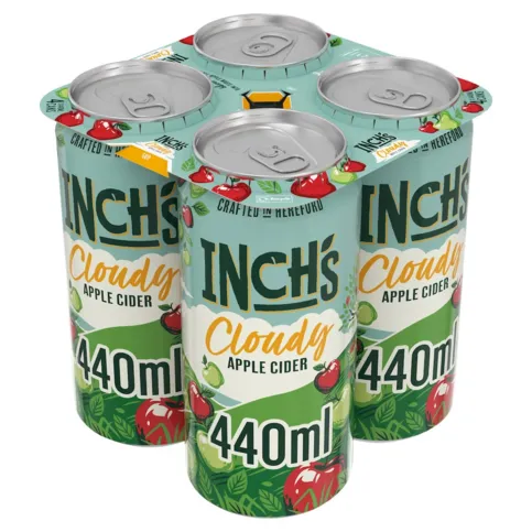 Inch's Cloudy Apple 4pk Cans