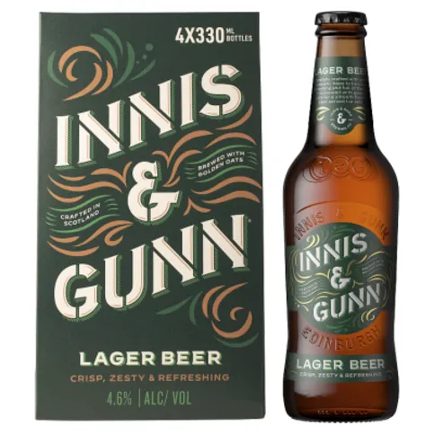 Innis & Gunn Lager Beer 4 x 330ml