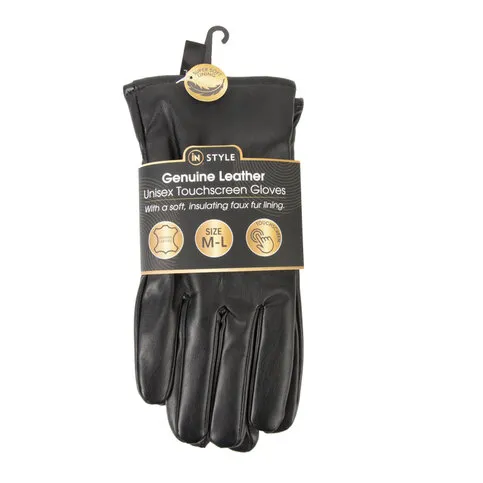 in Style Genuine Leather Gloves