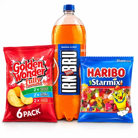 Irn Bru + GW Variety + Haribo £1.99