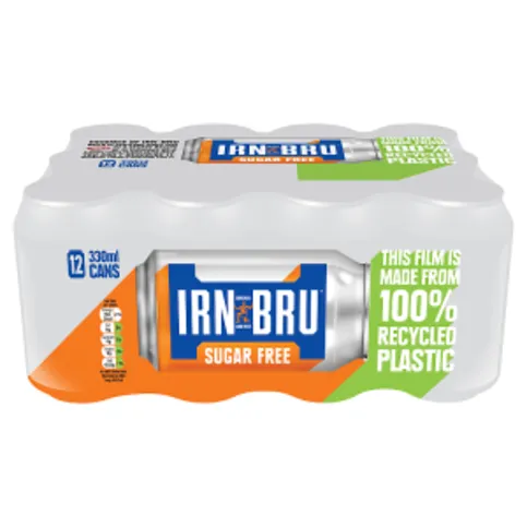 Irn Bru Sugar Free 12 x 330ml [12 PACK CANS]
