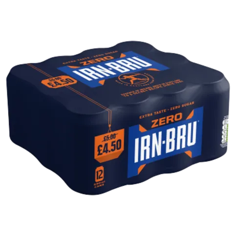 IRN BRU XTRA 12PK CANS PM£4.50 (12X330ML)