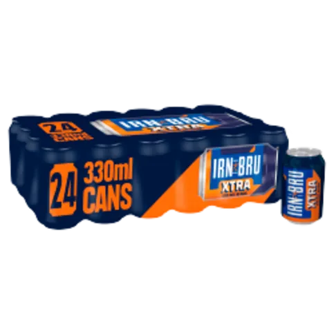 IRN BRU XTRA 24PK CANS (24X330ML)