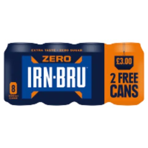 IRN BRU XTRA 8PK CANS PM£3 (8X330ML)
