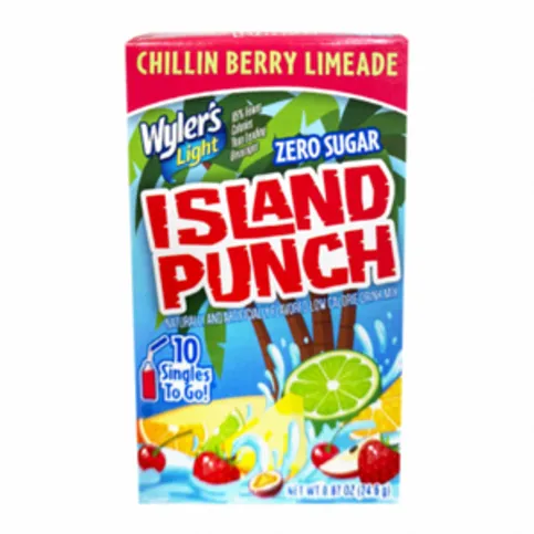 Island Punch Berry Limeade Sachet Drink Mix 10