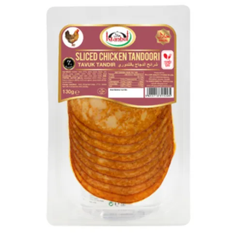 Istanbul Sliced Chicken Tandoori 130g