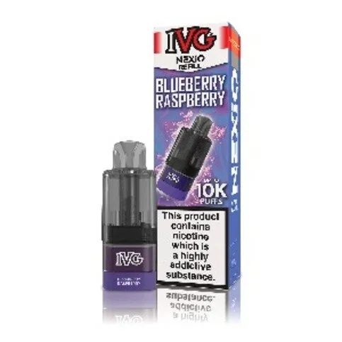 IVG Nexio 10K Puffs Blueberry Raspberry Refill Pod