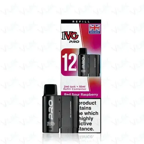 IVG Pro 12 Prefilled Pods - Red Sour Raspberry 20MG