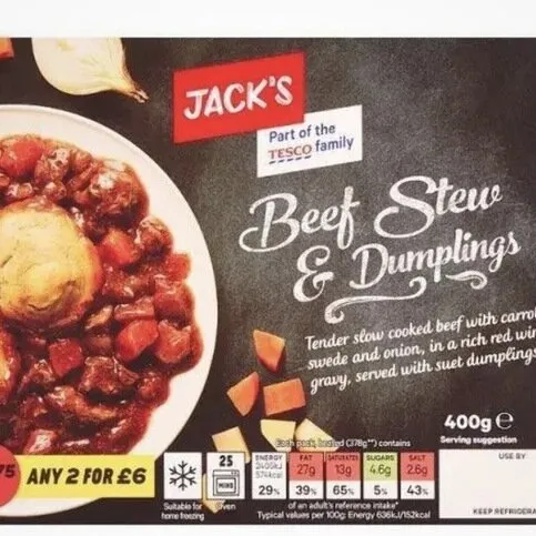 Jack Beef Stew & Dumplings 400g