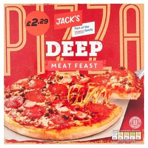 Jack Deep Meat Feast Pizza 386g