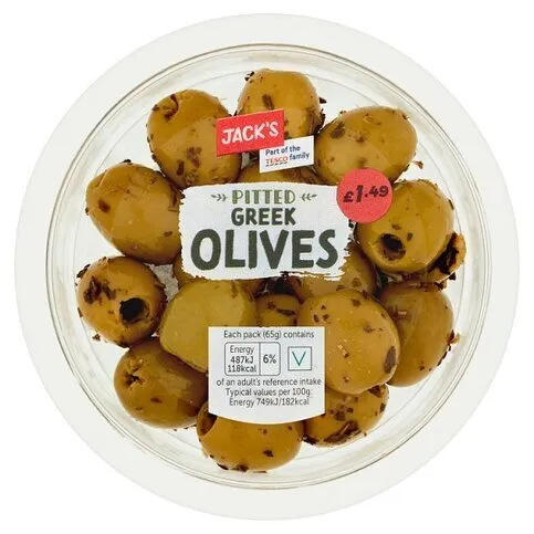 Jack Green Olives 65g