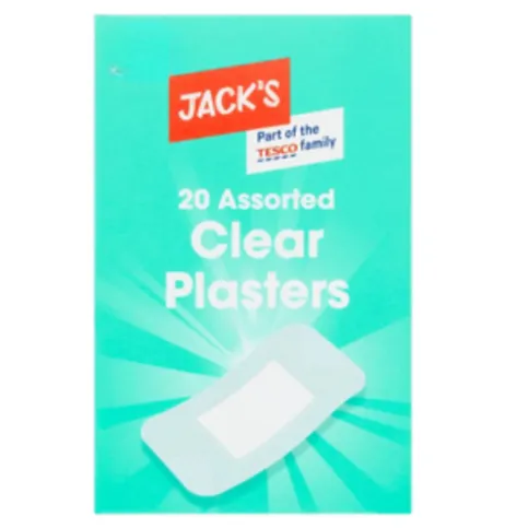 Jack's 20 Clear Plasters