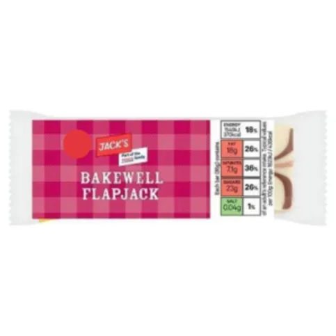 Jack's Bakewell Flapjack 85g