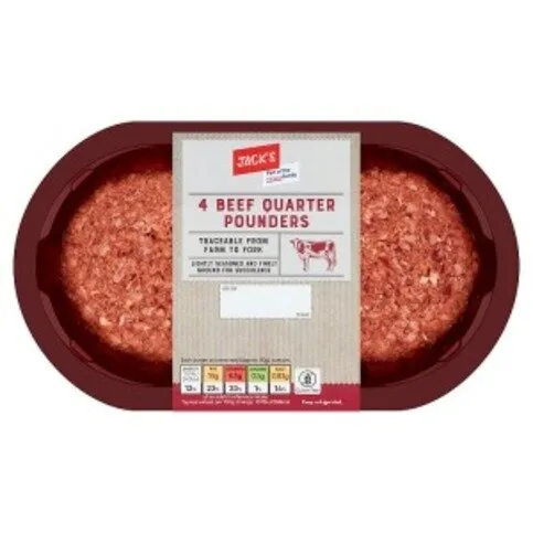 Jack's Beef Burgers 4-Pack