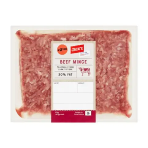 Jack's Beef Mince 20% Fat 400g