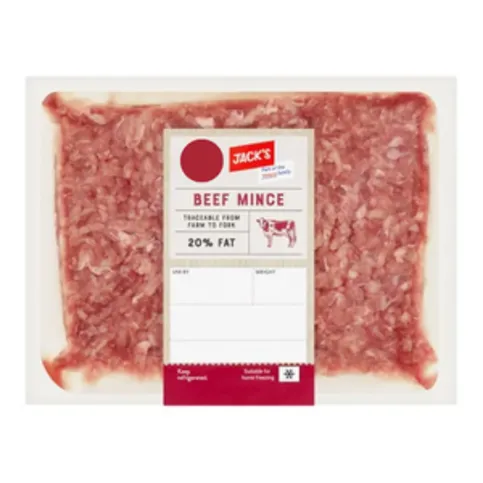 Jack's Beef Mince 20% Fat 400g