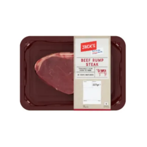 Jack's Beef Rump Steak 227g