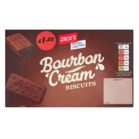 Jack's Bourbon Cream Biscuits 400g