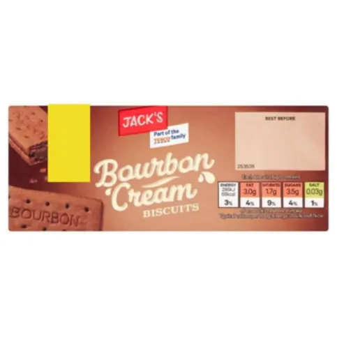Jack's Bourbon Cream Biscuits 150g