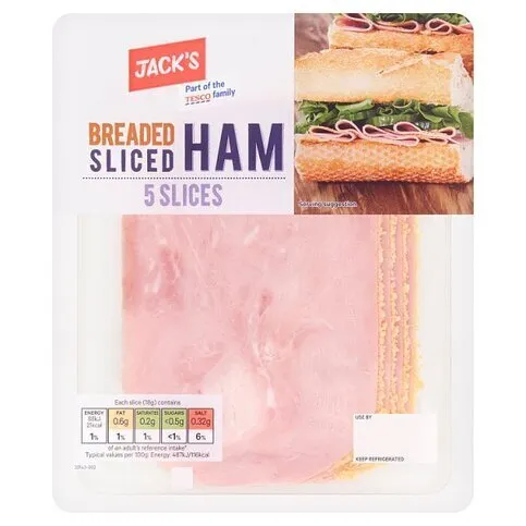 Jack's Breaded Sliced Ham 90g