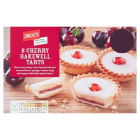 Jack's Cherry Bakewell Tarts 6 Pack