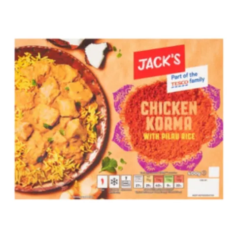 Jack's Chicken Korma with Pilau Rice 400g