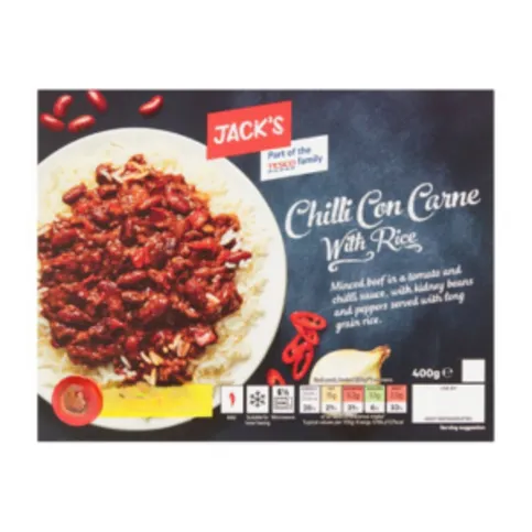 Jack's Chilli Con Carne with Rice 400g