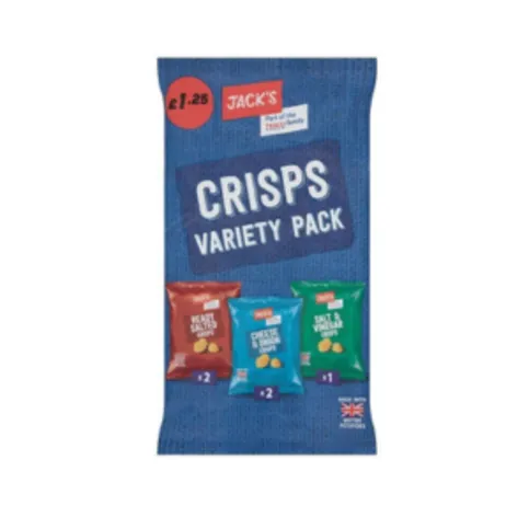 Jack's Variety Crisps 5 × 20g