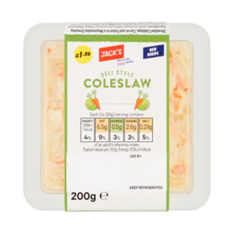 Jack's Deli Style Coleslaw 200g