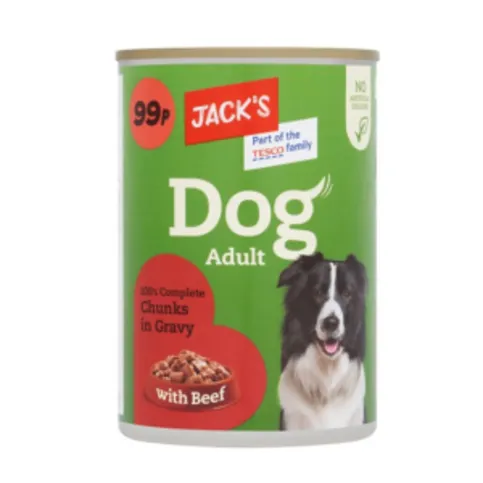 Jack's Dog Beef With Jelly 415g