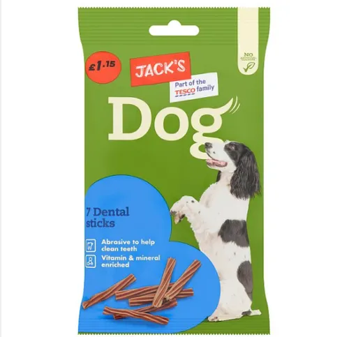 Jack's Dog Dental Sticks 180g