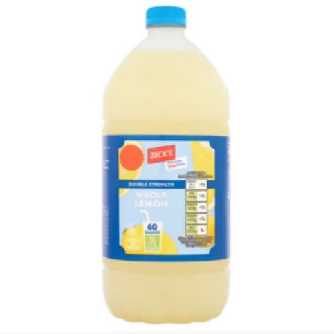Jack's Double Strength Whole Lemon - 1.5 Litre Squash