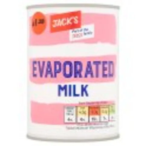 Jacks Evaporated Milk
