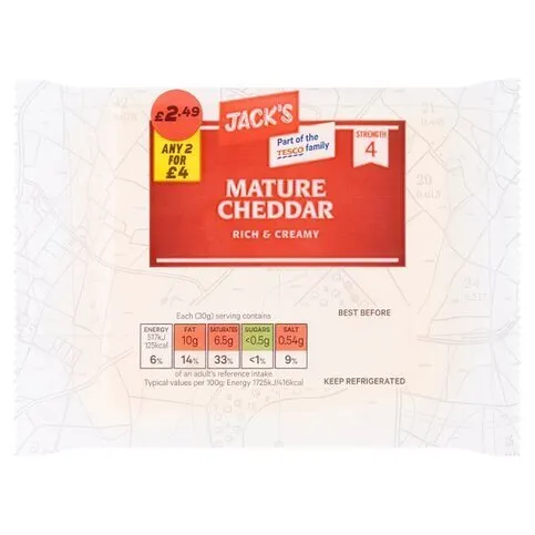Jack's Mature Cheddar 200g