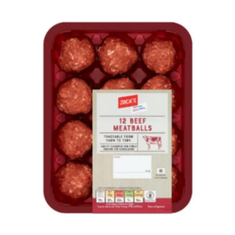 Jacks 12 Beef Meatballs