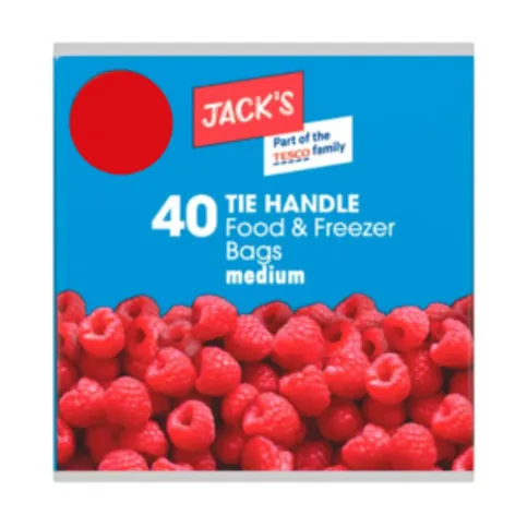 Jack's Medium 40 Food Freezer Bags
