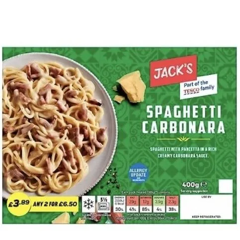 Jack Spaghetti Carbonara 400g