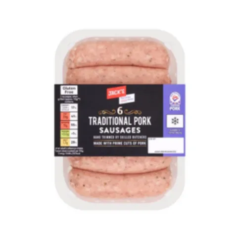 Jack's Premium Pork Sausages 400g