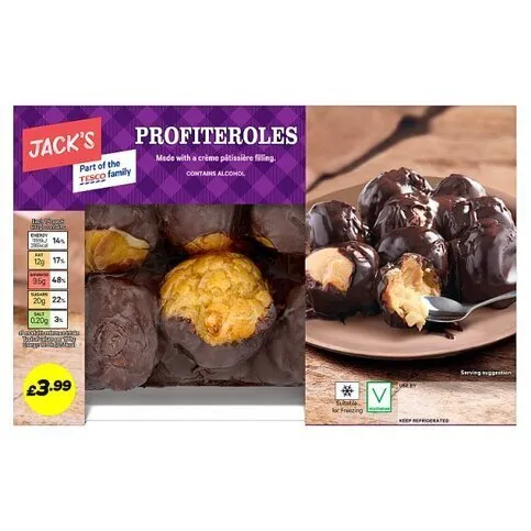 Jack's Profiteroles 450g