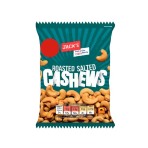 Jacks Salted Cashews 75g