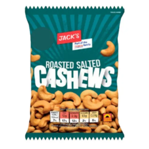 Jack's Salted Cashews 75g