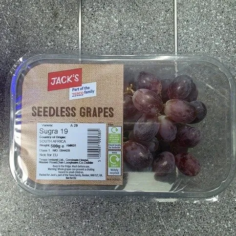 Jack's Seedless Grapes 500g