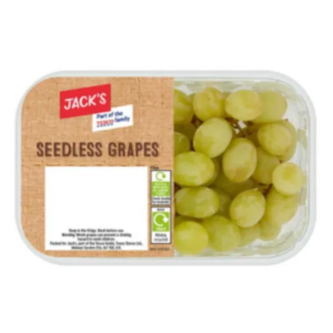 Jack's Seedless Green Grapes 500g