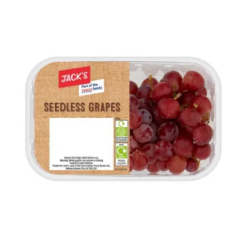 Jack's Seedless Red Grapes 500g