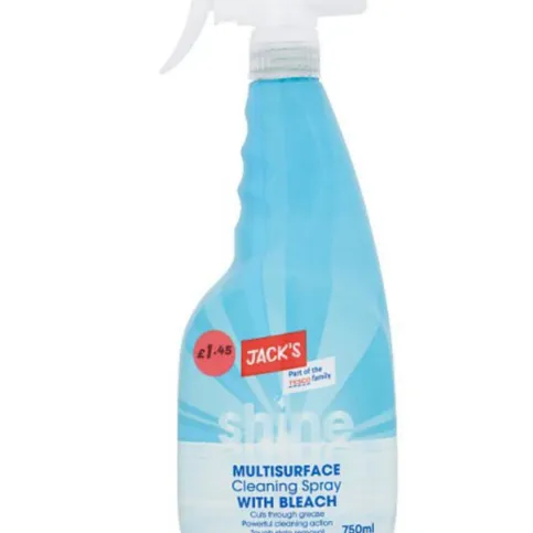 Jack's Shine Multisurface Cleaning Spray with Bleach 750ml