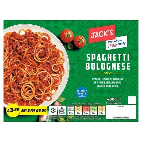 JACKS SPAGHETTI BOLOGNESE PMP