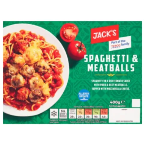 Jack's Spaghetti & Meatballs 400g