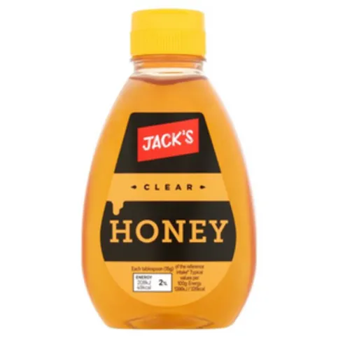 Jack's Squeezy Clear Honey 340g