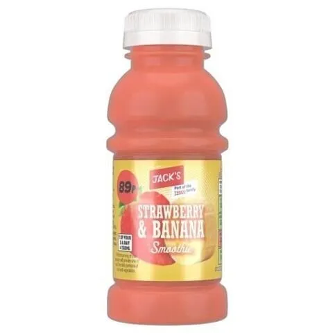 Jacks Strawberry & Banana Smoothie